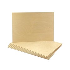 9 Pack 1/16 X 12 X 17 Inch Thin Birch Plywood Sheets for Lasercuting DIY Crafts