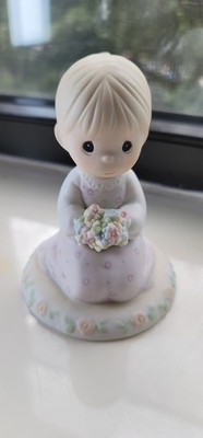Precious Moments  ''Thinking of you is what i really like to do'' Lady #522287