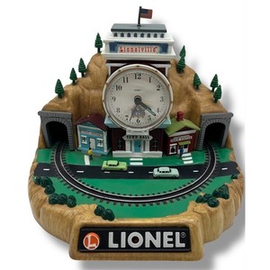 Lionel Centennial Lionelville Town Hall Clock Train Station Quartz - No Train