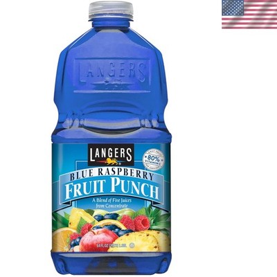Blue Raspberry Fruit Punch, 64 Fl Oz Pack of 8