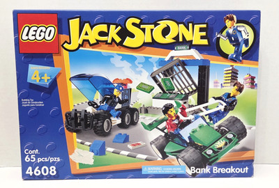 LEGO 4608 Jack Stone Bank Breakout NEW Sealed Set 65pcs Rare Vintage