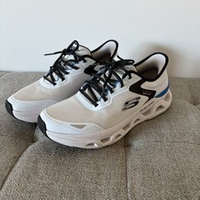 Skechers Men's Glide Step Altus Turn Out Sneaker White/Multi Sz9,5