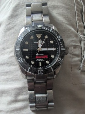 Archon Offshore PRO1 Black Dial Automatic Sapphire Crystal Water Resistant Watch