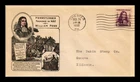 DR JIM STAMPS US COVER WILLIAM PENN FIRST DAY ISSUE SCOTT 724