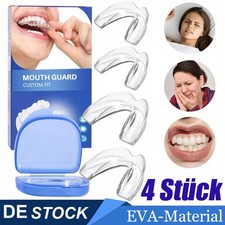 NEU Knirscherschiene Für Nacht, Zahnschiene Mundschutz Set Knirschen Beisschiene