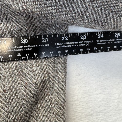 Pendleton Jacket Mens 44 Long Gray Wool Leather Patches Sports Coat Western VTG - Picture 6 of 11