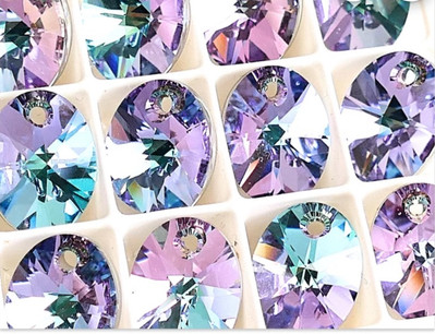 8mm Crystal Vitrail Light Swarovski Crystal Oval Pendants 6028 Qty:1