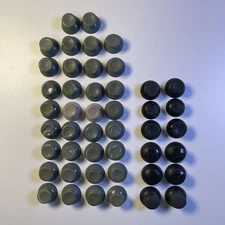 OEM Black and Gray Microsoft Xbox 360 Replacement Analog Thumb Sticks 46 pcs