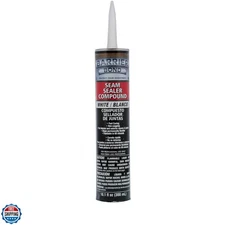 Barrier Bond Automotive Seam Sealer, 10.1oz Tube, White Polyurethane Sealant,...
