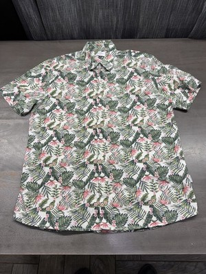 Peter Werth London Hawaiian Button Up Shirt Mens Sz XL N.1