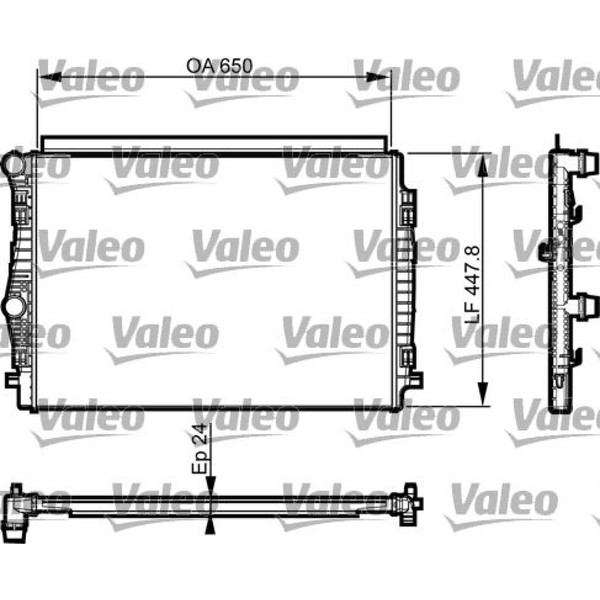 Valeo 735559 KüHler MotorküHlung FüR Audi VW Seat Skoda Cupra Kodiaq Superb-image