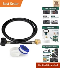 Versatile 5FT Propane Hose Adapter: Seamless Benefits for Outdoor Grilling