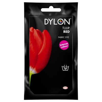 Dylon 50g Hand Dye Sachet Tulip Red - Free P&P!