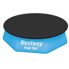 Bestway |8ft Fast Set Round Pool Cover for Inflatable Ring Above Ground Pool