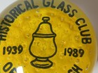 Vintage 1989 Historical Glass Club Pittsburgh Pennsylvania Art Glass Paperweight — photo 10