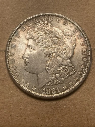 1881 S Morgan Dollar - Gem BU Toned - As Shown! (#1735)