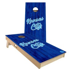 Vintage Cornhole Boards Kansas City UV Resistant Baltic Birch Lawn Game