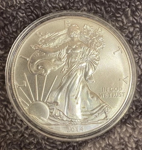 2014 American Silver Eagle Business Strike Uncirculated Flawless Beauty!