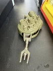 Vintage Star Wars Power of Force ONE MAN SAND SKIMMER BASE part Body Rig 1985