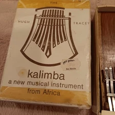 Vintage Hugh Tracey Treble Kalimba - Musical Instrument Wood 1966.