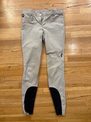 Equiline Ash Knee Patch Breeches, IT-46 (US 30), Tan, Ready to Show Condition
