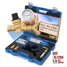 RV - RV Water Pressure Regulator, Inline Water Filter, Hose Fresh Water Kit