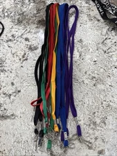 LANYARDS - LOT12 + 10   pieces ROPE ROUND NECK LANYARD WITH SWIVEL J HOOK