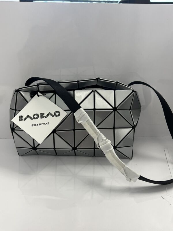 Authentic BAO BAO ISSEY MIYAKE cream Color Shoulder Bag 