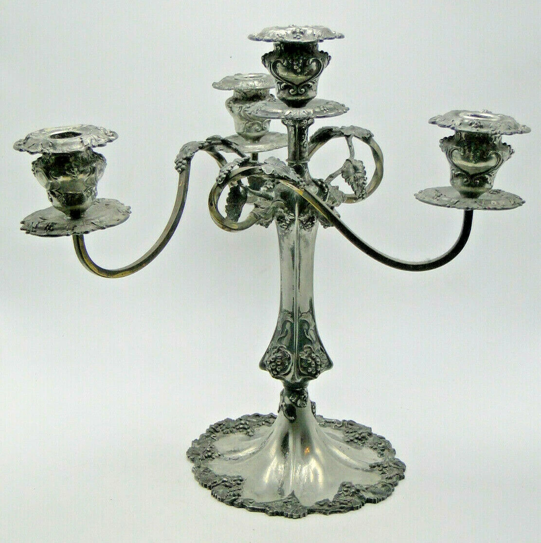 Sterling silver candelabra 3 arm sale