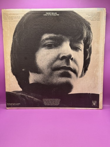 Freddy Weller - Listen to the Young Folks - Columbia CS 1036 - 12" LP 33 VG+/VG - Picture 2 of 7