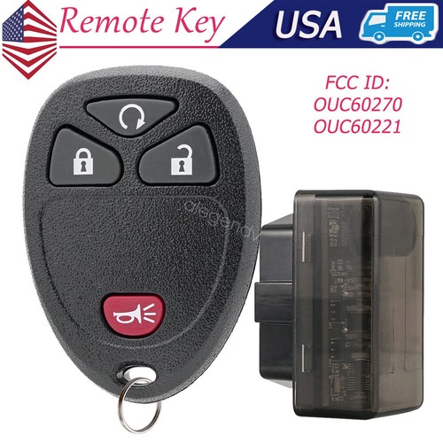 For 2011 2012 2013 GMC Sierra Chevrolet Silverado 1500 Remote Fob Key ...