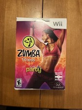Nintendo Wii Zumba Fitness Join the Party Game - Complete w/ Fitness Band Tested