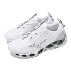 Mizuno Wave Prophecy 13 White Grey Men Road Running Jogging Shoes J1GC2451-31