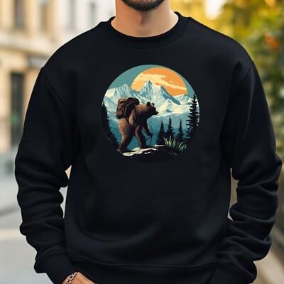 Bärenwanderung Sweatshirt Kuschelig und Perfekt für jeden Anlass S bis 4XL