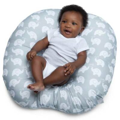Boppy Lounger for Newborn - Elephant Love Gray | eBay