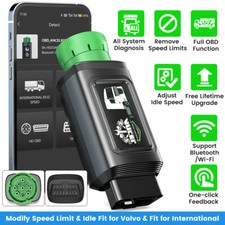 ANCEL HD210 Bluetooth Heavy Duty Truck Scanner Speed Limit and Idle for Volvo
