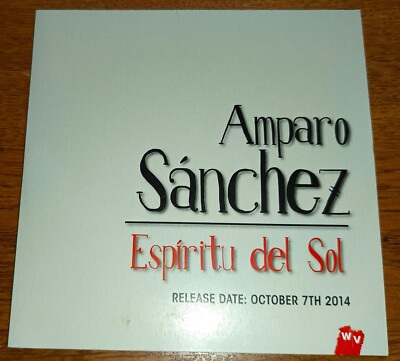 AMPARO SANCHEZ - SPIRITU DEL SOL ( CD SINGLE FORMAT) - C8 -