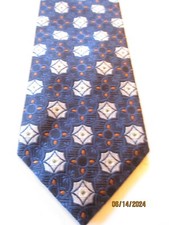 Jos A Bank Blue Silk Neck Tie