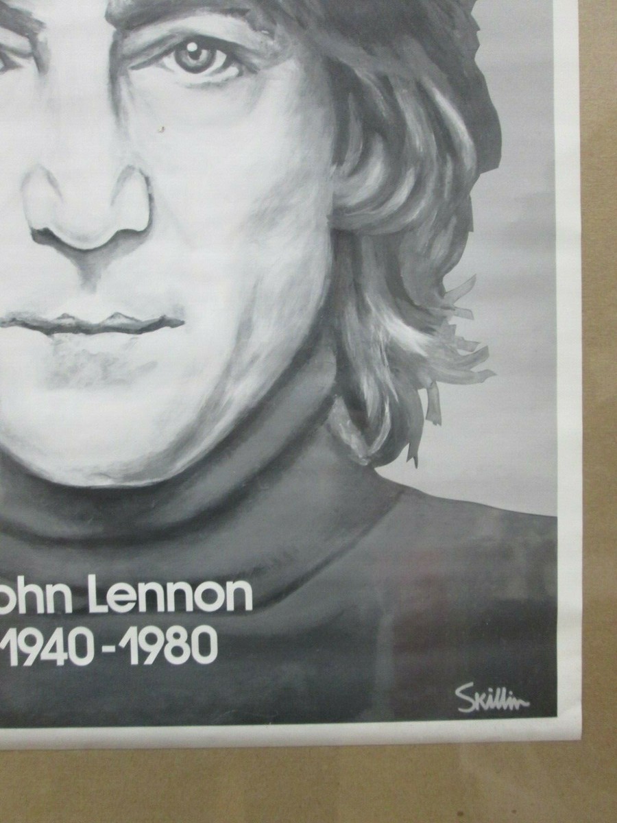 John Lennon 1940-1980 Beatles 1980 vintage poster Inv#G4509 | eBay