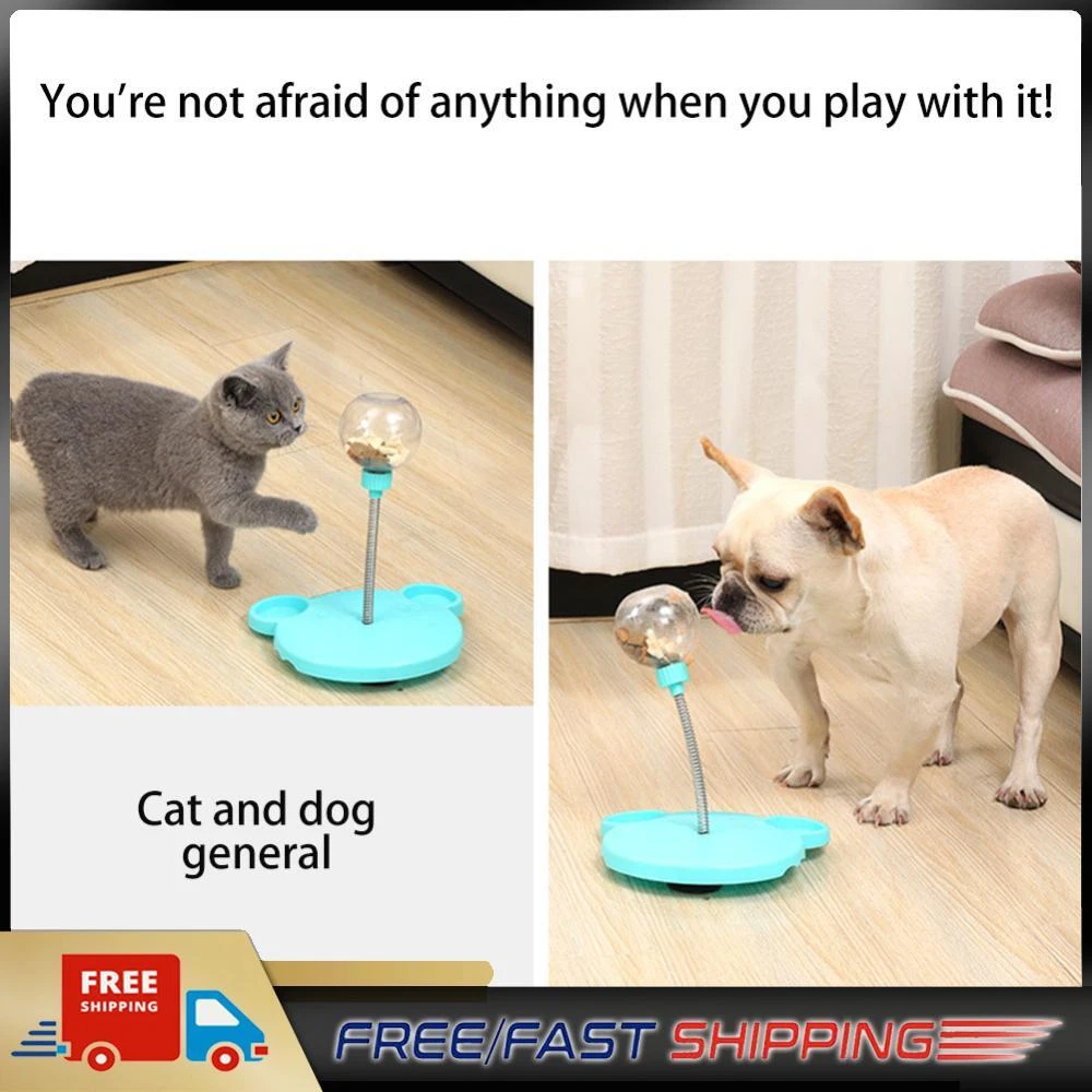Cat top play feeder