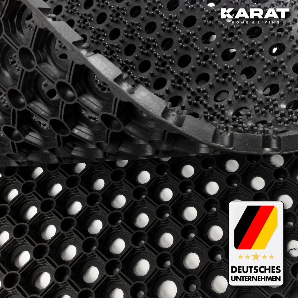 Gummimatte Ringgummimatte Schmutzfangmatte Türmatte Fußabtreter OctoDoor 23mm - Bild 2 von 4