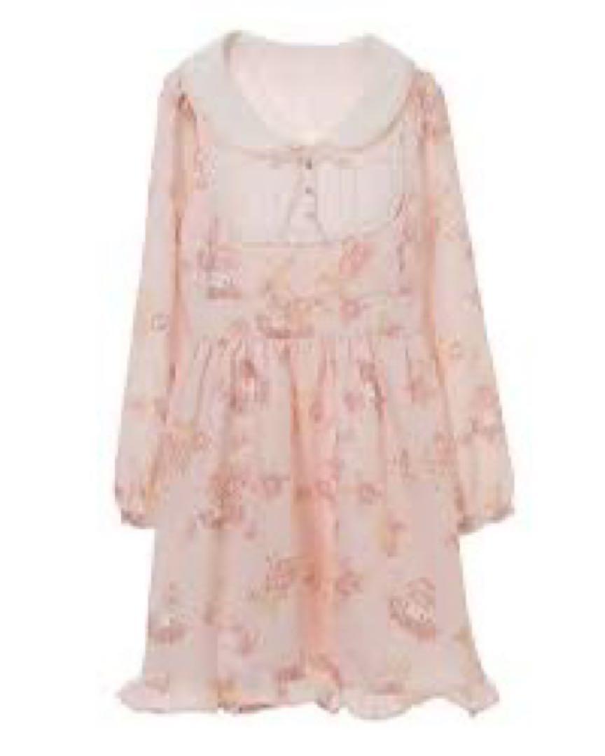 🌸Liz Lisa Liz Melo My Melo One Piece Pink Floral Pattern🌸JAPAN