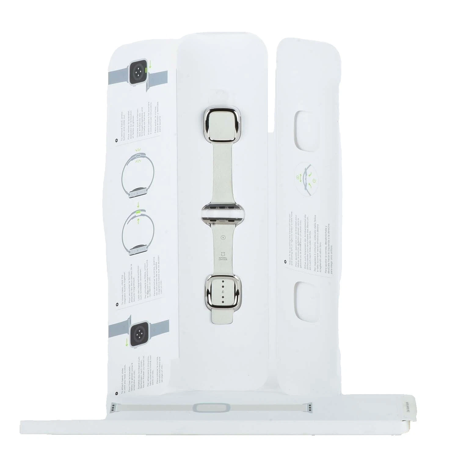 Apple Leather White Wristwatch Bands