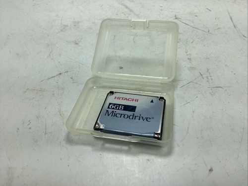 4GB 6GB Hitachi CompactFlash Type II 1" Microdrives LN Formatted & Tested