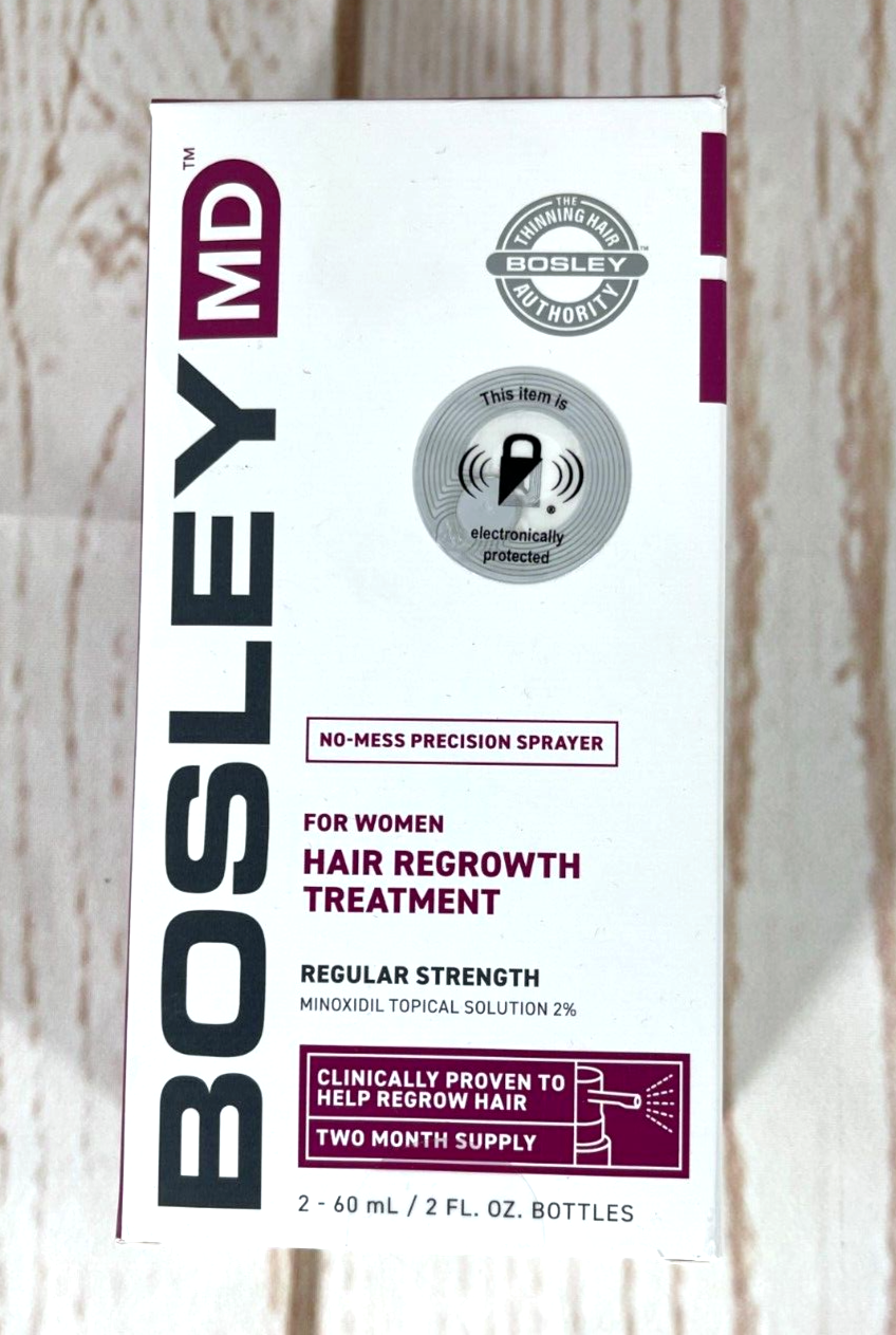  Bosley MD Hair Regrowth Treatment For Women Spray 2 Month Supply eBay