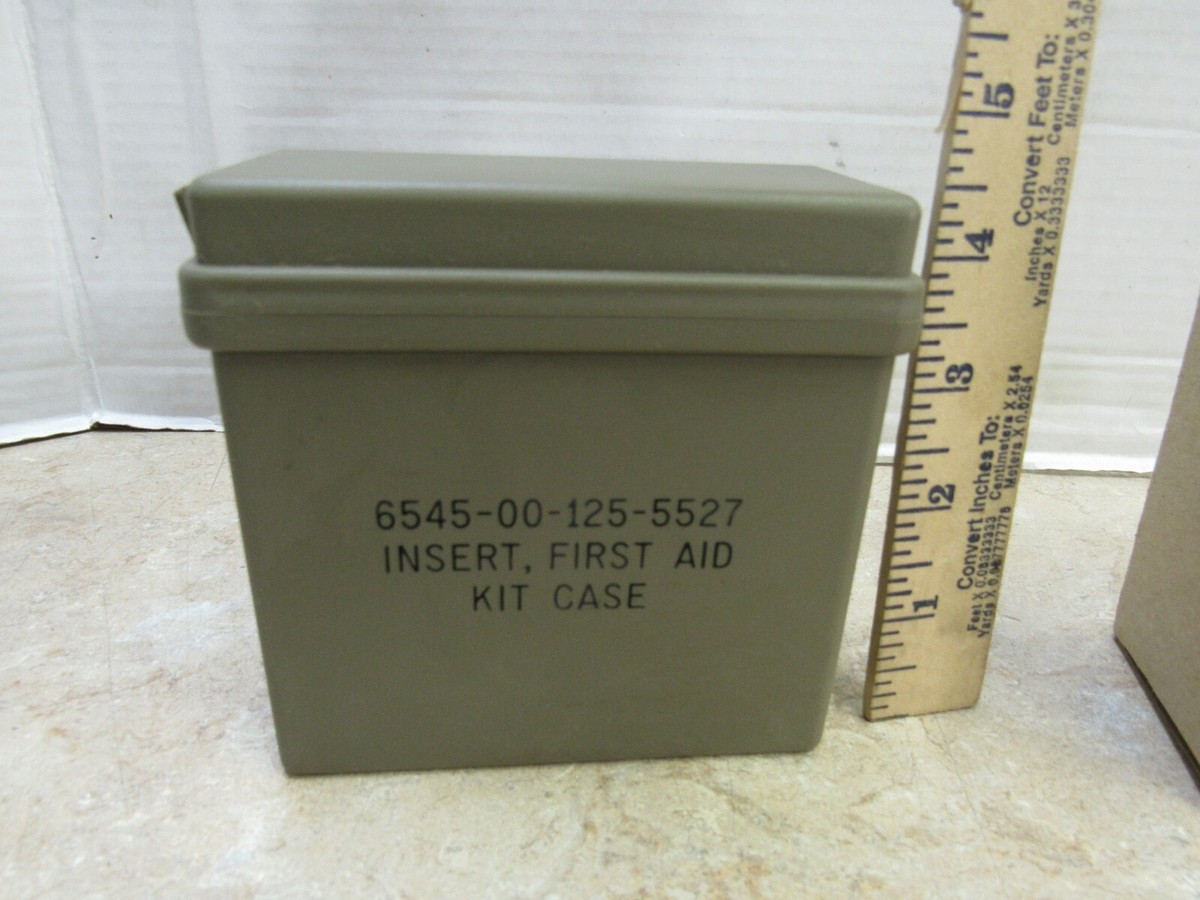 Post Vietnam Era US First Aid Kit Case Insert 1978 Dated NOS 6545