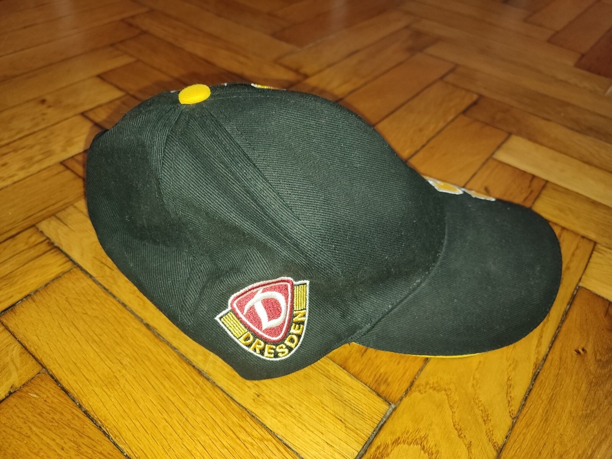 Casquette Dynamo Dresde – Bundesliga – Noir – Taille M – Neuve (avec Autocollants)
