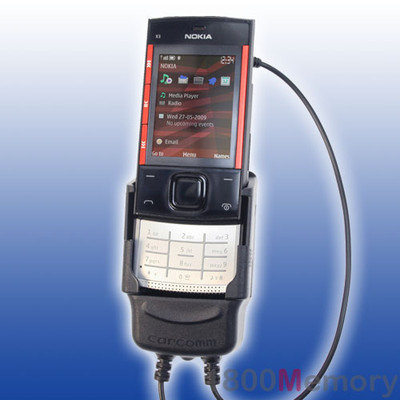 Carcomm Power Cradle for Nokia X3 Mobile Car Charger Kit with Antenna Coupler