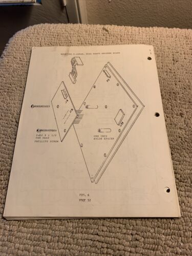 Danger Zone Cinematronics ORIGINAL owners manual ARCADE Video GAME - Picture 2 of 5