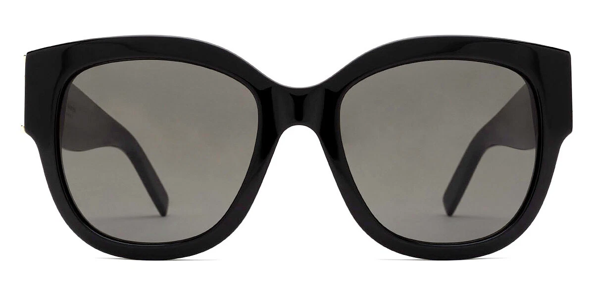 Saint Laurent SL M95/F Sunglasses Women Black Oversized 56mm New 
